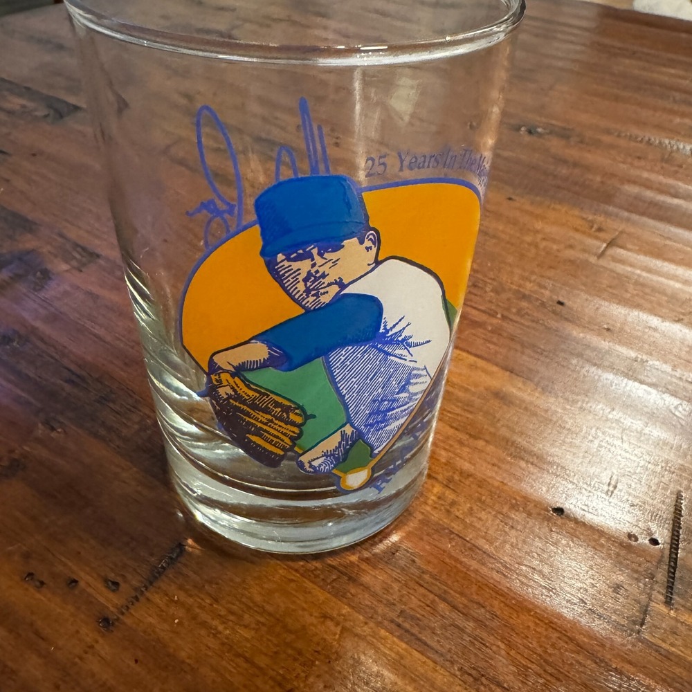 Vintage‎ Ryan Express 25 years in Majors Glass Nolan Ryan Texas Baseball